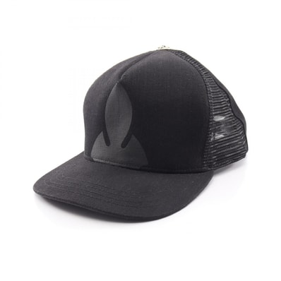 クロムハーツ CHROME HEARTS TRUCKER CAP メッシュ キャップ 帽子 コットン メンズ ブラック系 【中古】