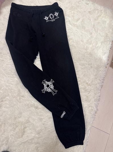 【希少】CHROME HEARTS スウェットパンツ クロスモチーフ