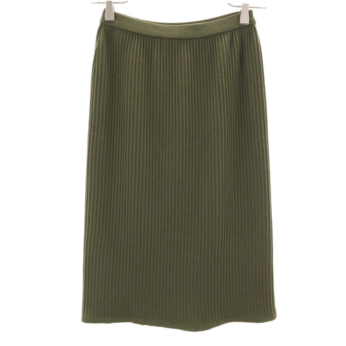 CELINE セリーヌ 90s イタリア製 オールド ジェーシーシー ミディ丈 スカート 38 カーキ系