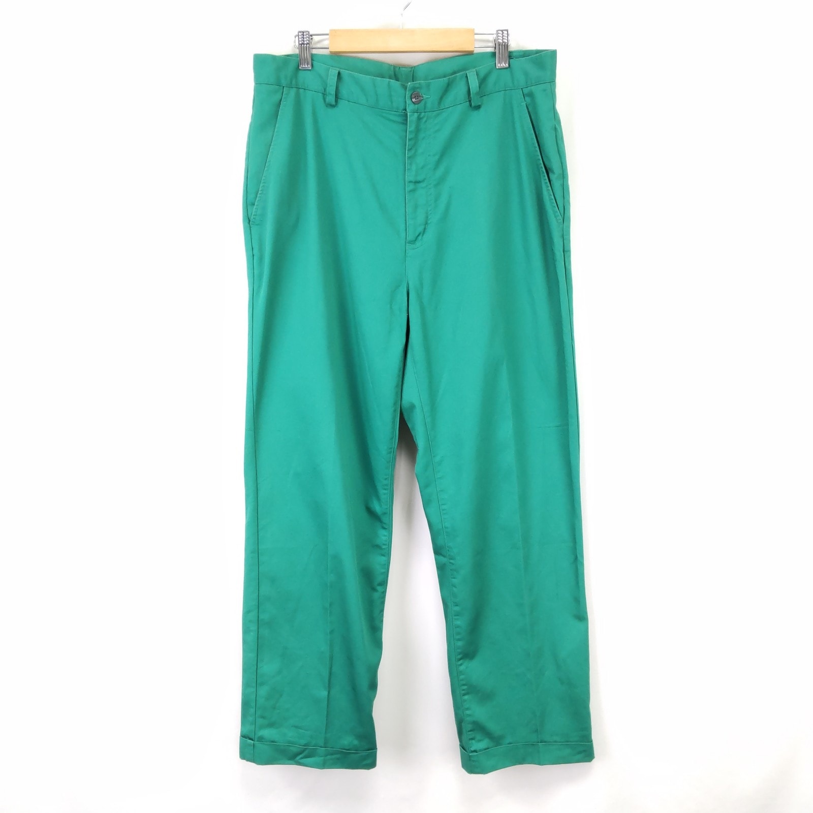 美品★NIKE GOLF/ナイキ★クロップドパンツ【メンズM/股下76cm/緑/green】ズボン/ボトムス/Pants/Trouser◆BJ133-g