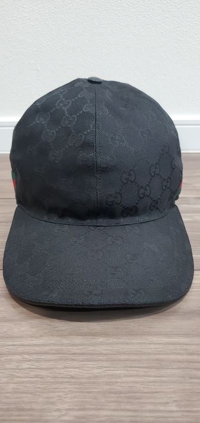 GUCCI Original GG Canvas Baseball Cap "Black"