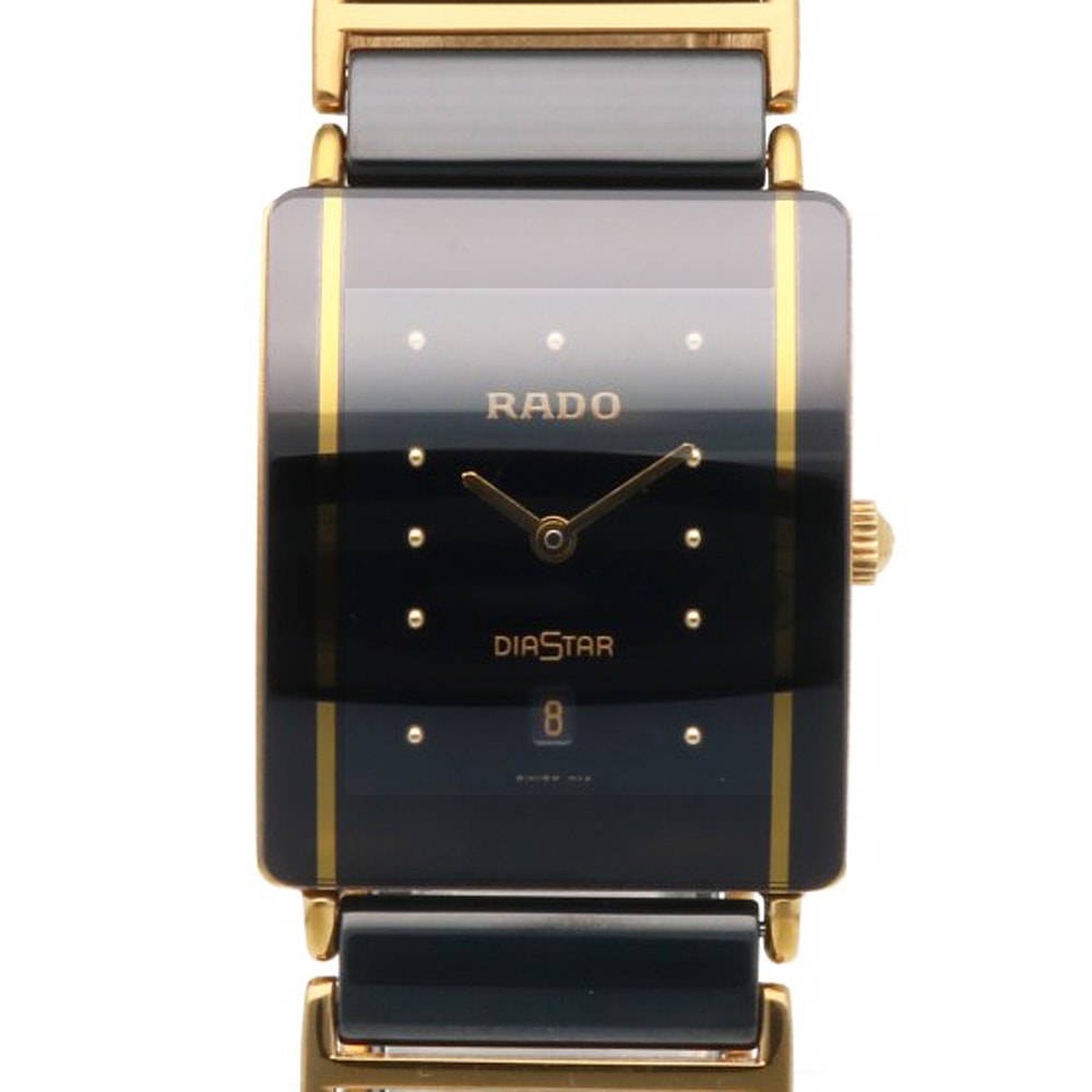 ラドー ダイヤスター 腕時計 時計 セラミック クオーツ ユニセックス 1年保証 RADO 中古