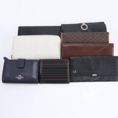 セリーヌ まとめ 8点 セット ブルガリ など長財布 レザー