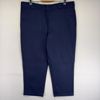 古着 ディッキーズ Dickies パンツ ワークパンツ チノパン スラックス 874 ストレート ジッパーフライ w40 L29 ネイビー系 メンズ