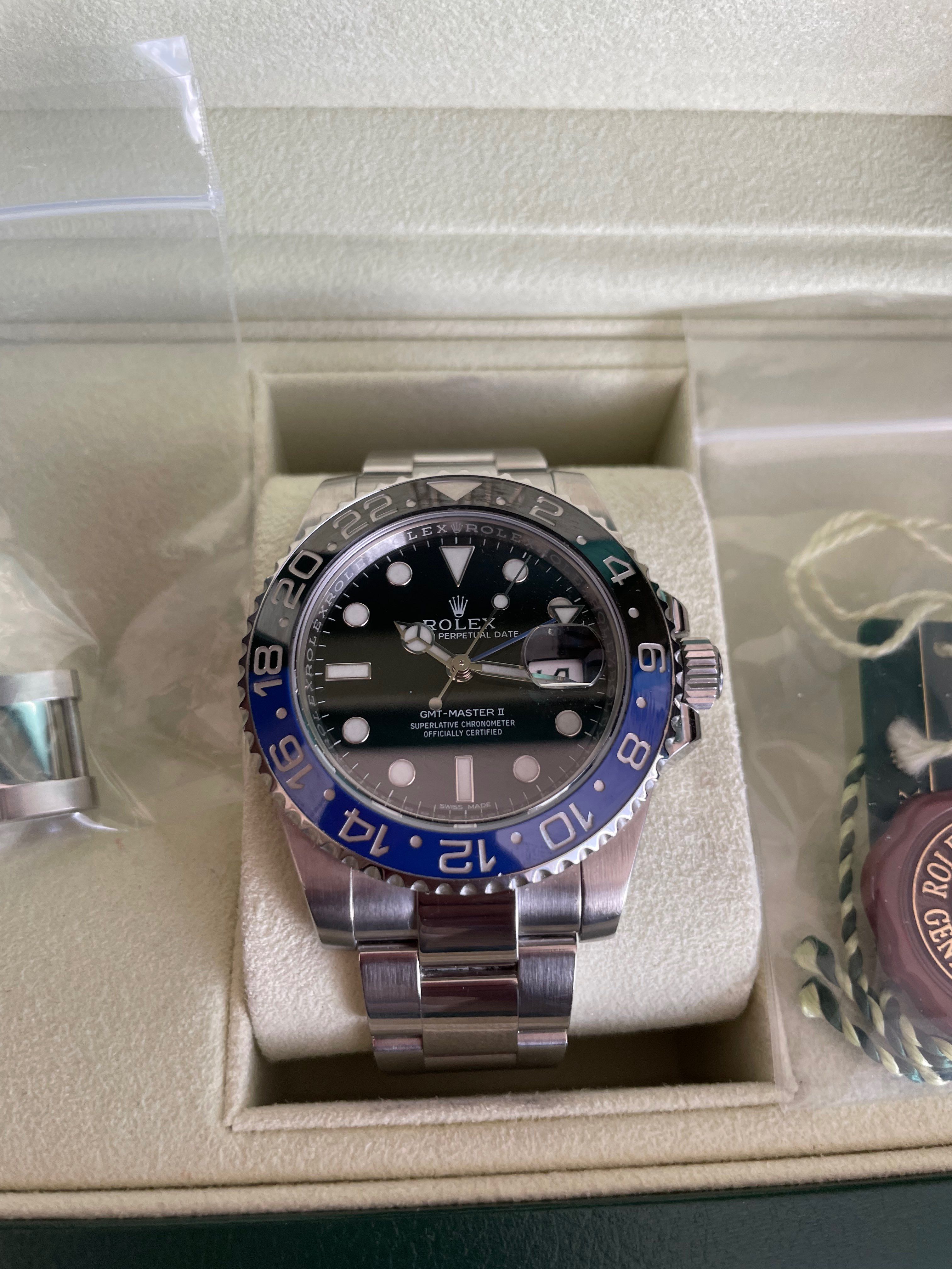 ROLEX GMT Master II Black Dial 126710BLNR
