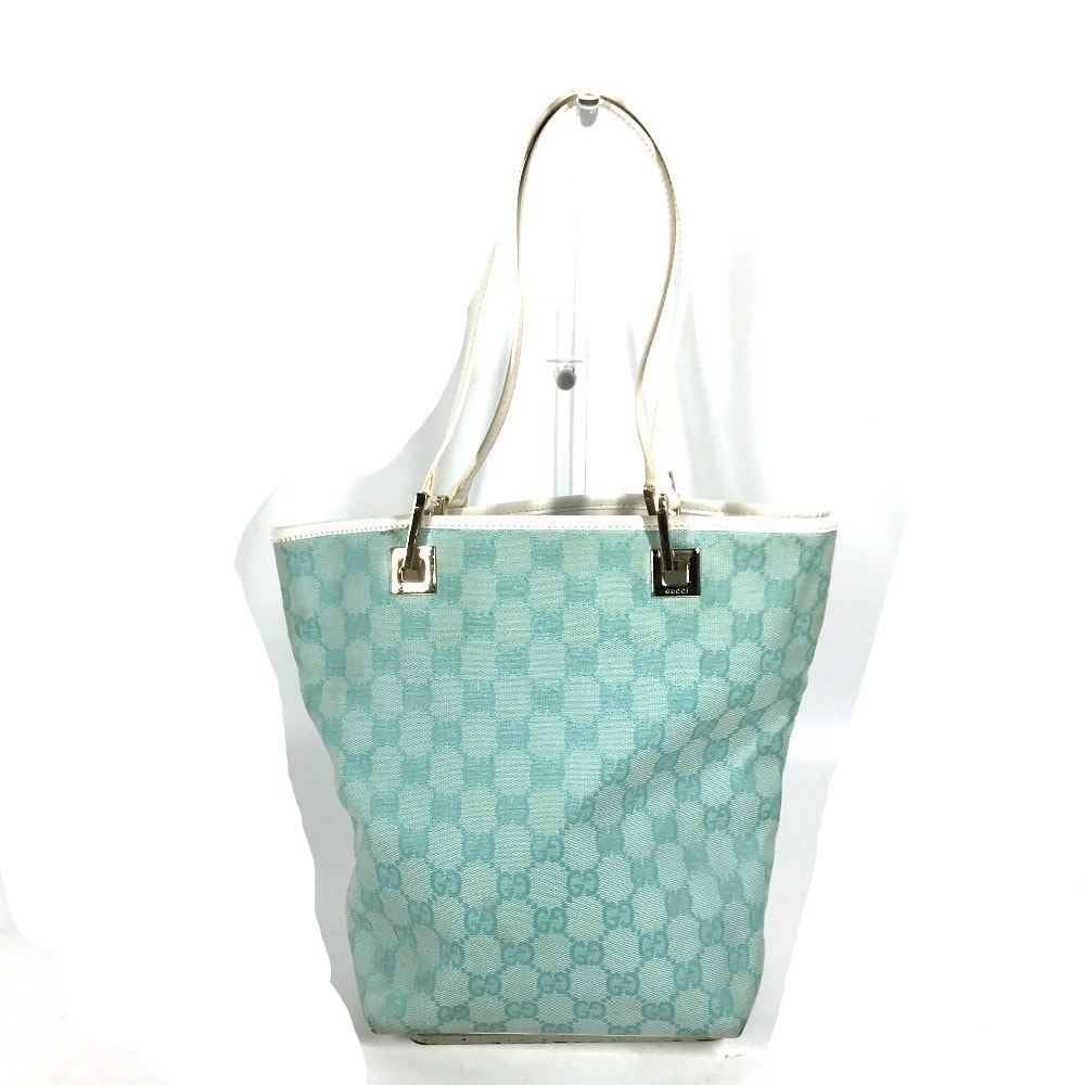 グッチ GUCCI GG バケツ ばけつ 002・1099 ショルダーバッグ 肩掛け カバン トートバッグ キャンバス/レザー ブルー