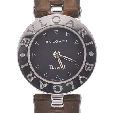 値下 ブルガリ BVLGARI BZ22S B.zero1 SS/レザー クォーツ レディース □#150281