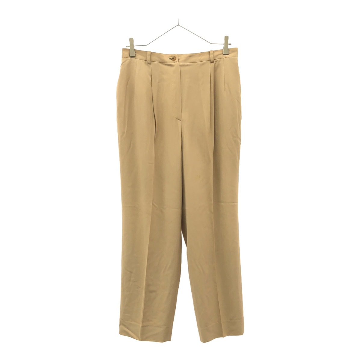Burberrys バーバリーズ 90s ウール100% オールド スラックスパンツ 13 ベージュ センタープレス 裏地付き