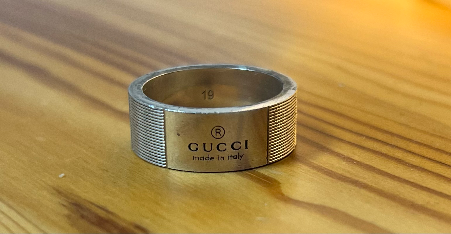 Gucci Branded Regular G ring "Silver"