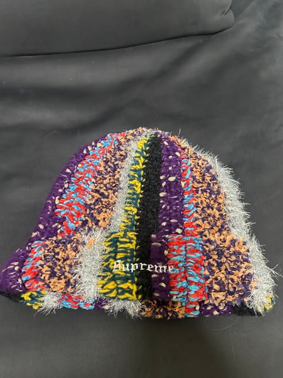 Supreme Tinsel Stripe Beanie "Multi"