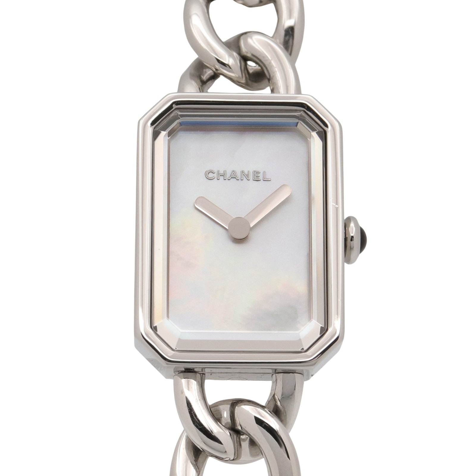 シャネル CHANEL プルミエール 腕時計 時計 ステンレススチール レディース ホワイト系 ホワイトシェル H3249 【中古】
