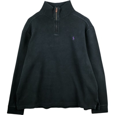 古着 ラルフローレン Ralph Lauren POLO by Ralph Lauren ハーフジップスウェットシャツ トレーナー メンズXL相当/eaa592924