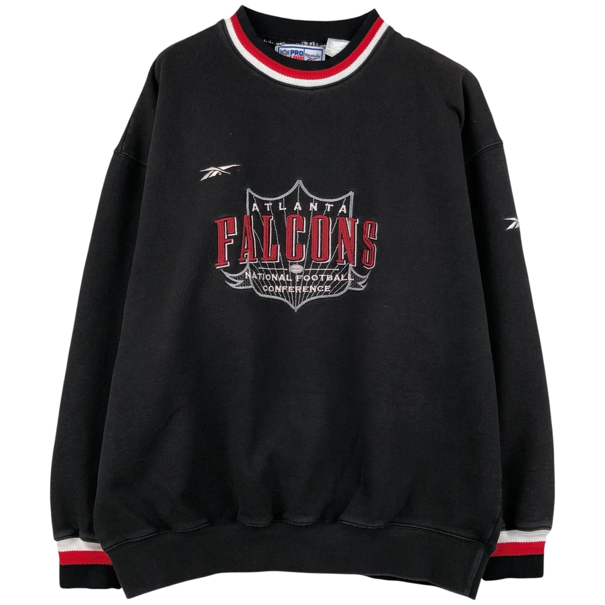 古着 90年代 リーボック Reebok NFL ATLANTA FALCONS アトランタファルコンズ スウェットシャツ トレーナー メンズL相当 ヴィンテージ/eaa598765
