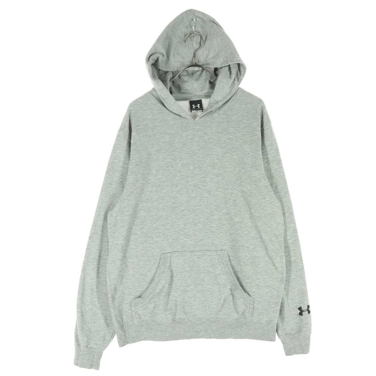 美品 UNDER ARMOUR アンダーアーマー 長袖 パーカー MD グレー