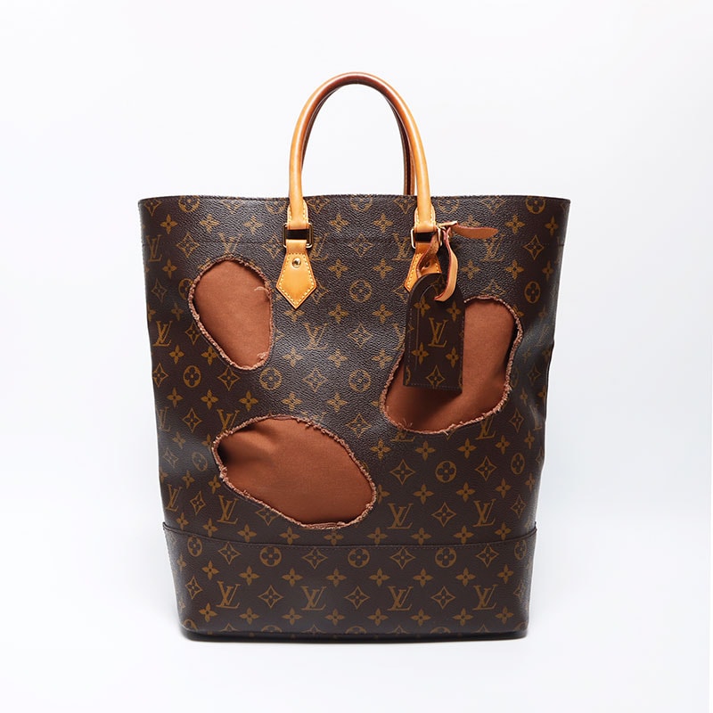 ヴィトン LV Comme des Garons 川久保 玲 モノグラム ホールズMM トートバッグ【中古】