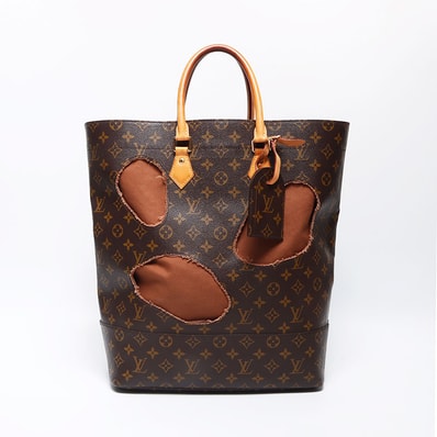 ヴィトン LV Comme des Garons 川久保 玲 モノグラム ホールズMM トートバッグ【中古】
