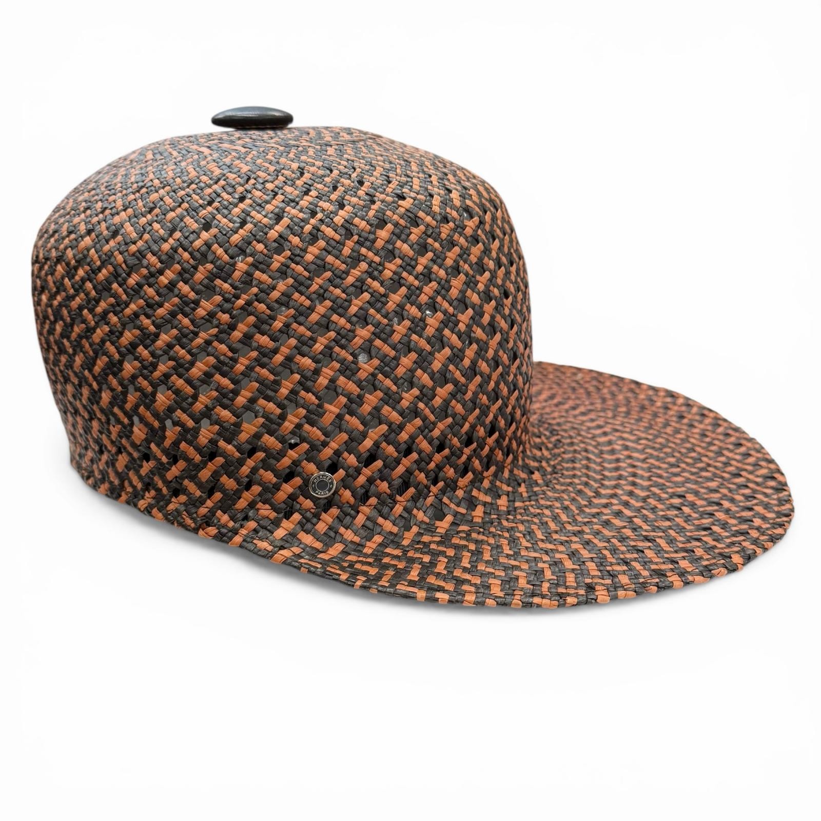 極美品 エルメス キャップ タンザニア マルチカラー レディース 56