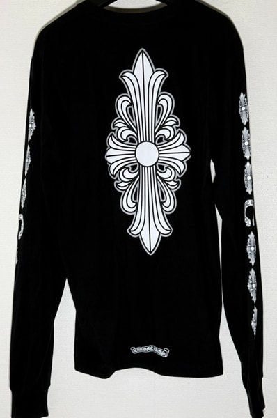 Chrome Hearts Floral Cross L/S T-Shirt "Black"