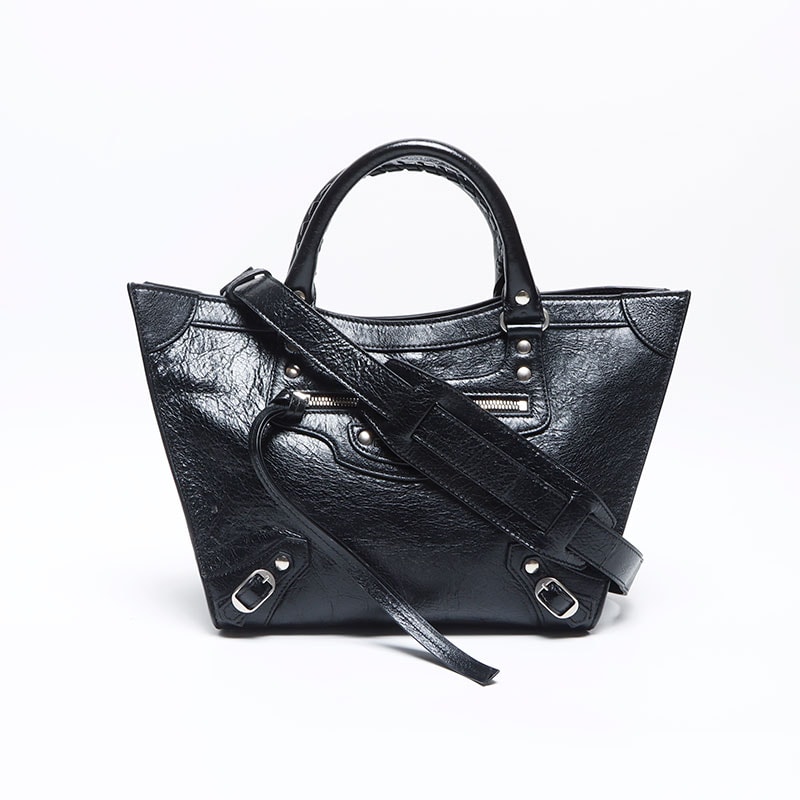 バレンシアガ BALENCIAGA シティ 2way クラシック アップサイドダウン ネオ ショルダーバッグ【中古】