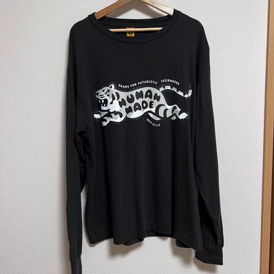 HUMAN MADE TIGER L/S T-SHIRT "Black"