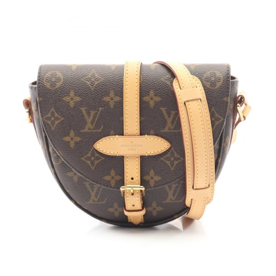 ルイ・ヴィトン LOUIS VUITTON シャンティPM ショルダーバッグ バッグ PVCコーティングキャンバス レザー モノグラム レディース ブラウン系 M40646 【中古】