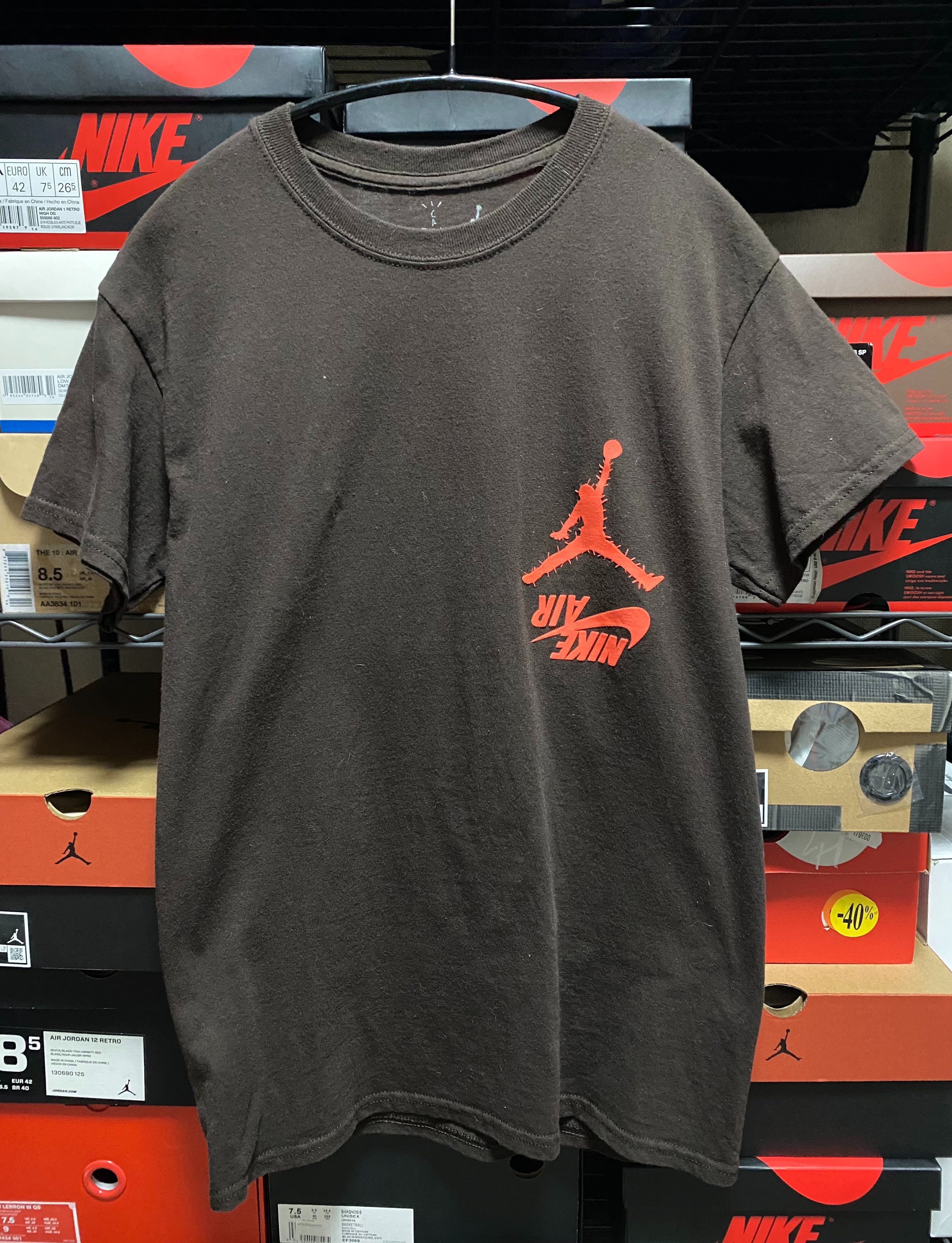 Air Jordan x Travis Cactus Jack Highest T Shirt "Brown"