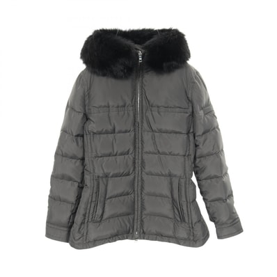 プラダ PRADA ダウンジャケット 衣料品 アウター ポリエステル レディース グレー系 【中古】