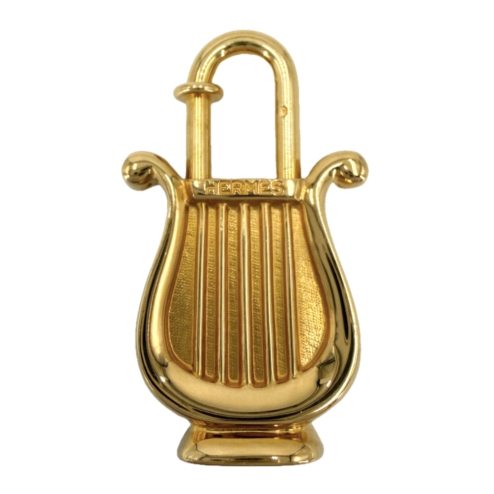 HERMES エルメス 小物 ハープ ANNEE DE LA MUSIQUE カデナ チャーム メンズ レディース    ゴールド ユニセックス 約18.5g 美品【中古品】