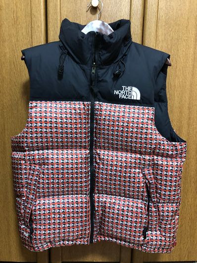 Supreme x The North Face Studded Nuptse Vest "Red"