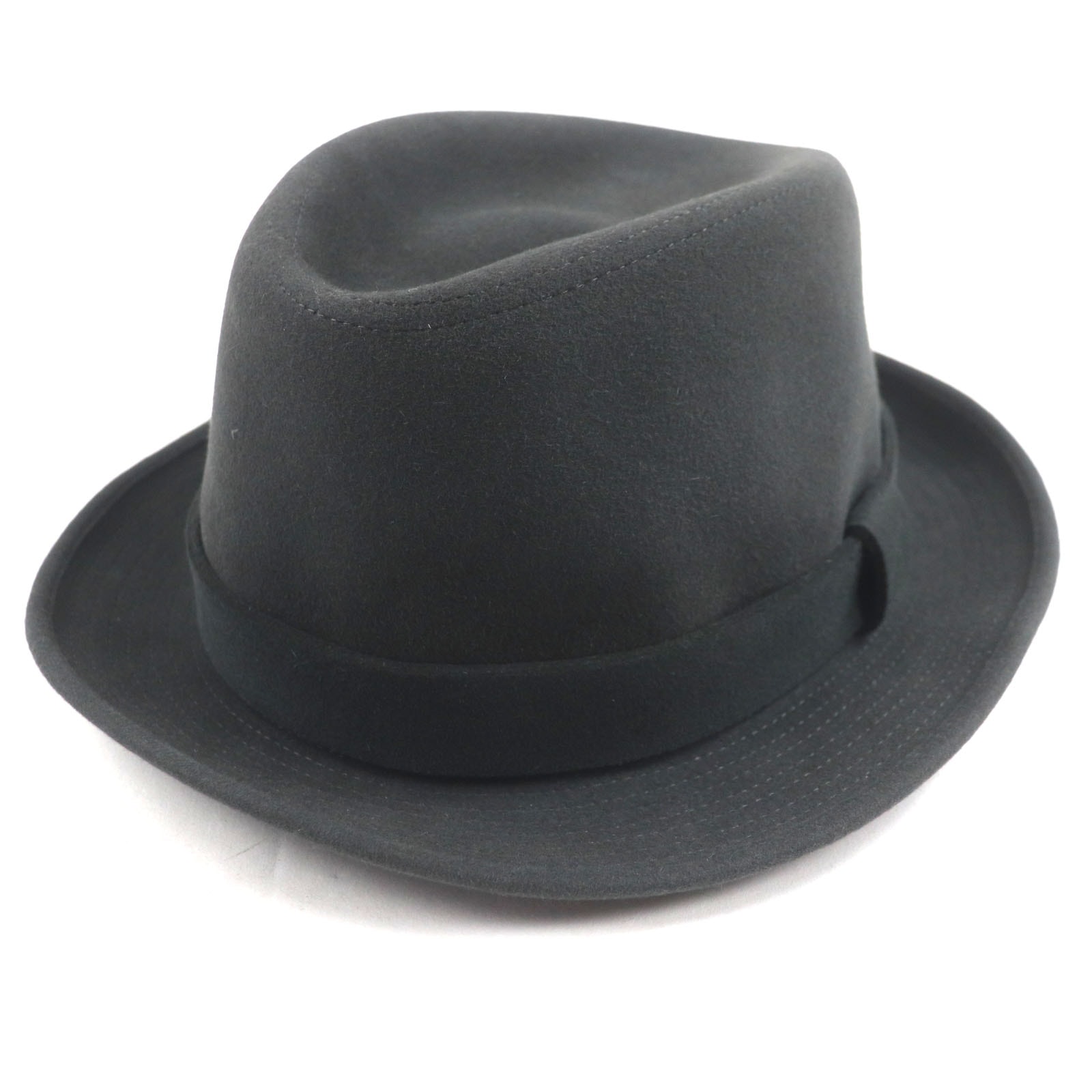 美品 エルメス
ハット ダークグレー メンズ 57