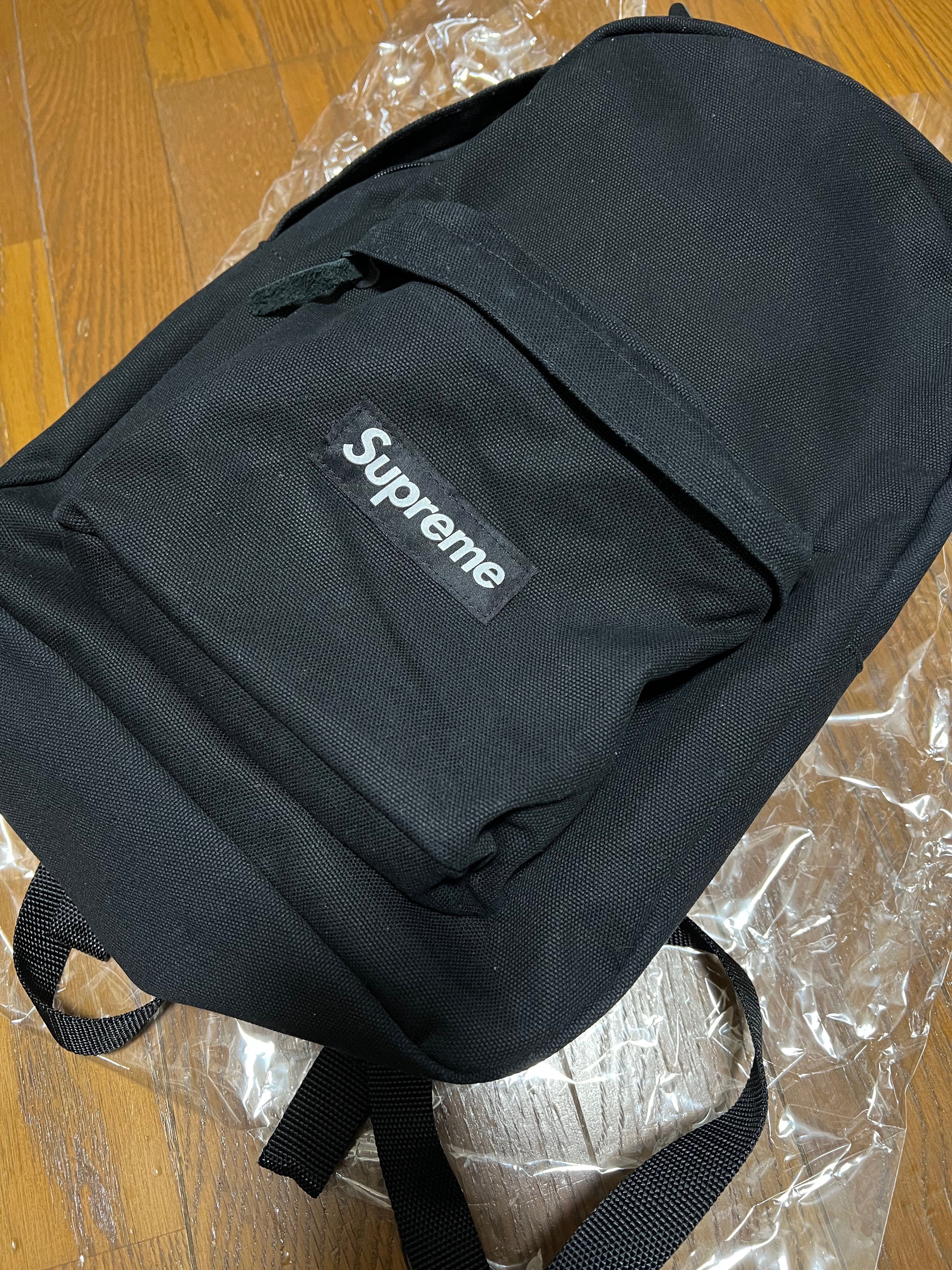 Supreme Canvas Backpack "Black"