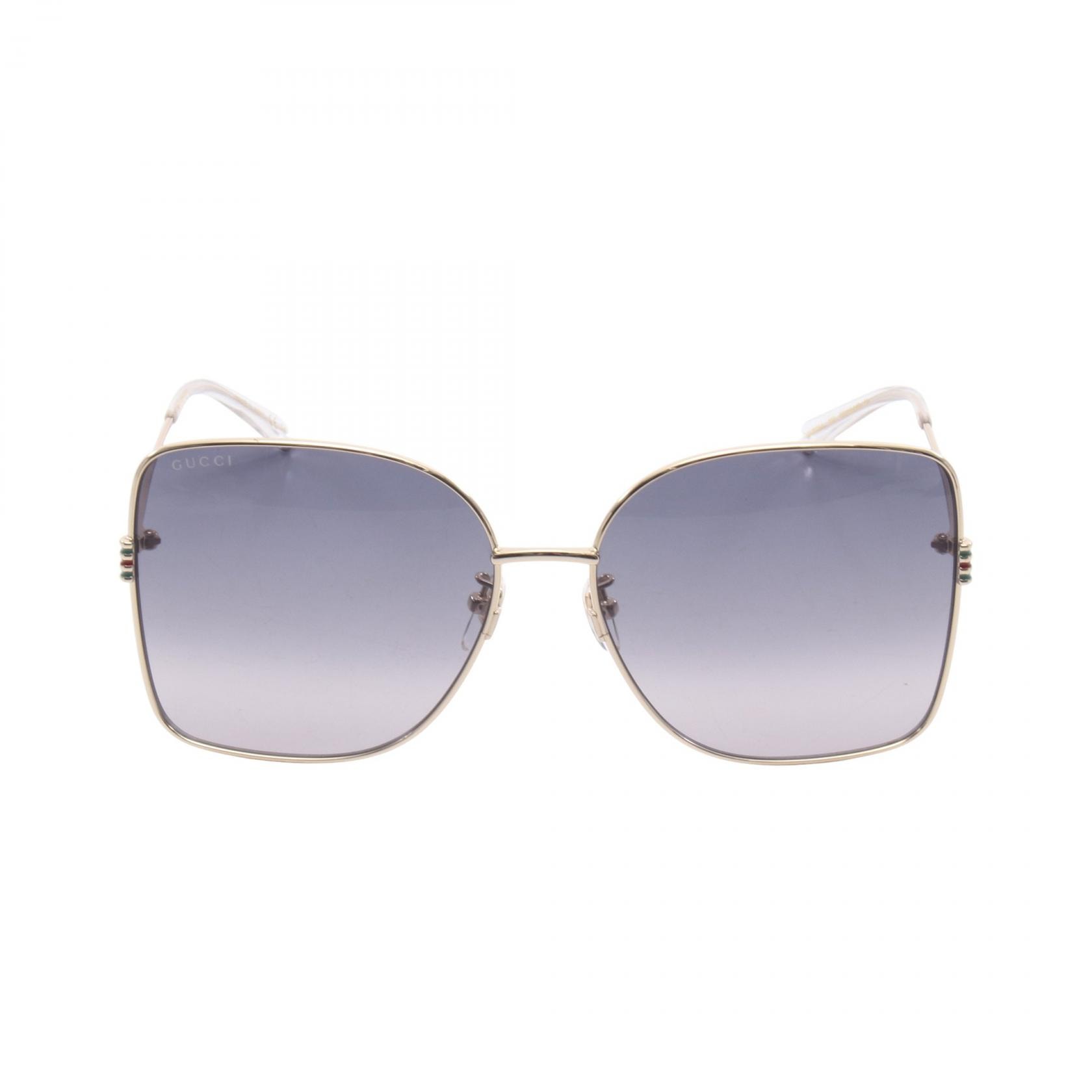 グッチ GUCCI サングラス 衣料品 GP / プラスチック レディース ゴールド系 / クリア系 GG1282SA002 【新品】