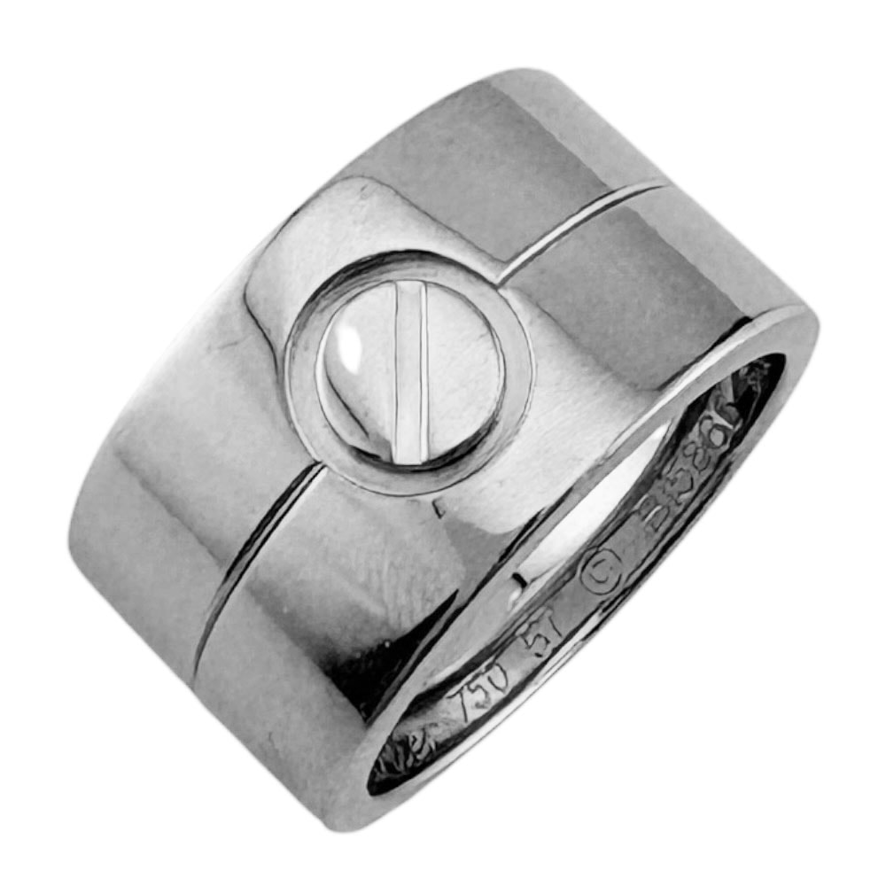 カルティエ ハイラブ リング 指輪 16.5号 18金 K18ホワイトゴールド ユニセックス CARTIER 中古