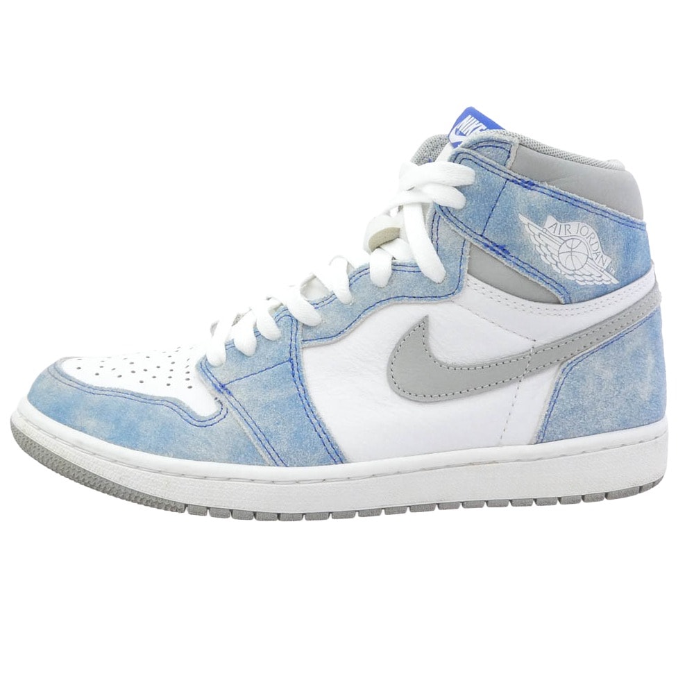 NIKE AIR JORDAN ナイキ ジョーダン スニーカー 555088-402 Air Jordan 1 High OG Hyper Royal AJ1 エアジョーダン ハイパーロイヤル スニーカー ホワイト系 ブルー系 27cm【中古】