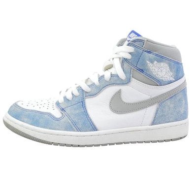 NIKE AIR JORDAN ナイキ ジョーダン スニーカー 555088-402 Air Jordan 1 High OG Hyper Royal AJ1 エアジョーダン ハイパーロイヤル スニーカー ホワイト系 ブルー系 27cm【中古】