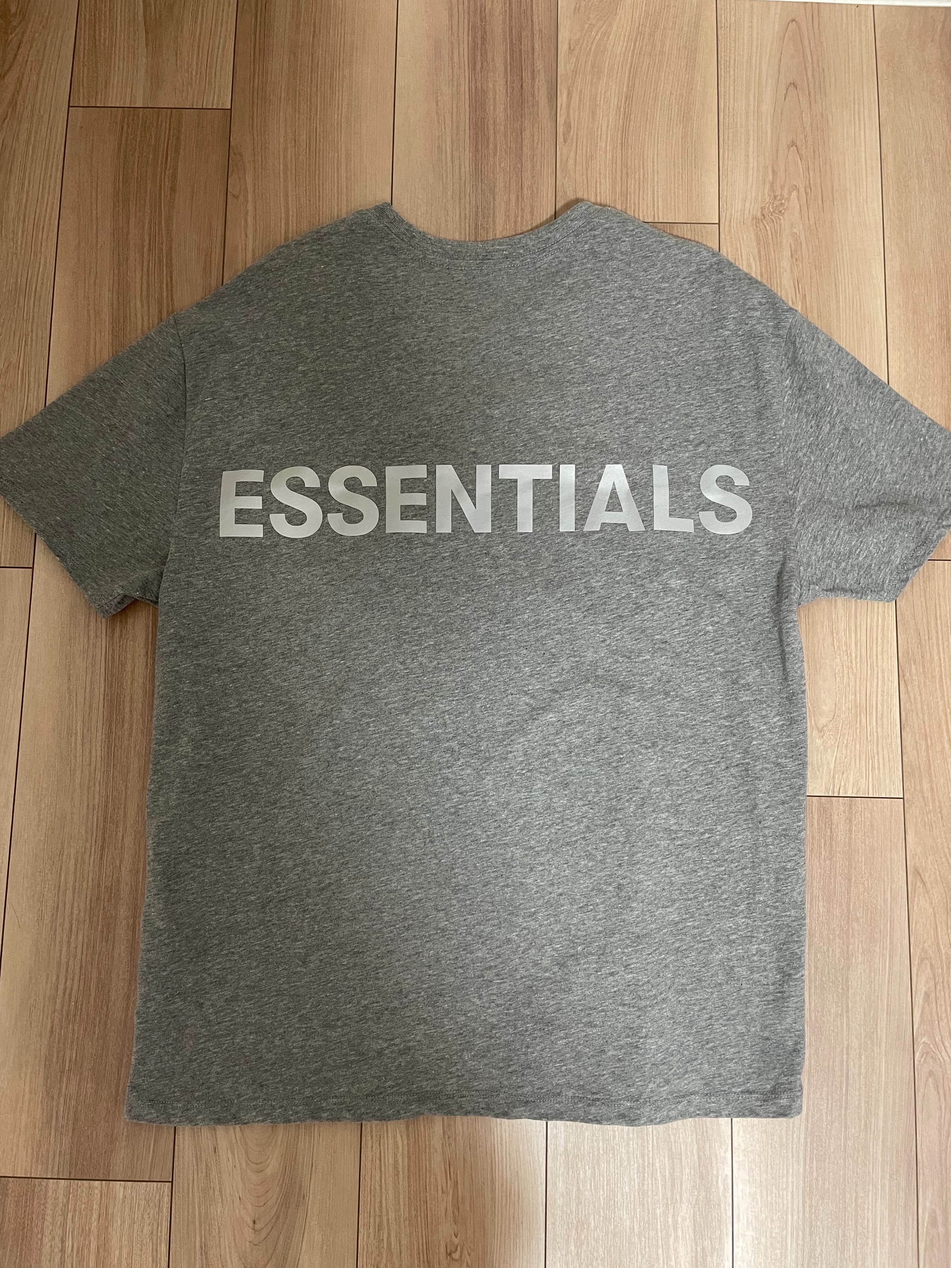 FEAR OF GOD ESSENTIALS 3M Logo Boxy T-Shirt "Grey"