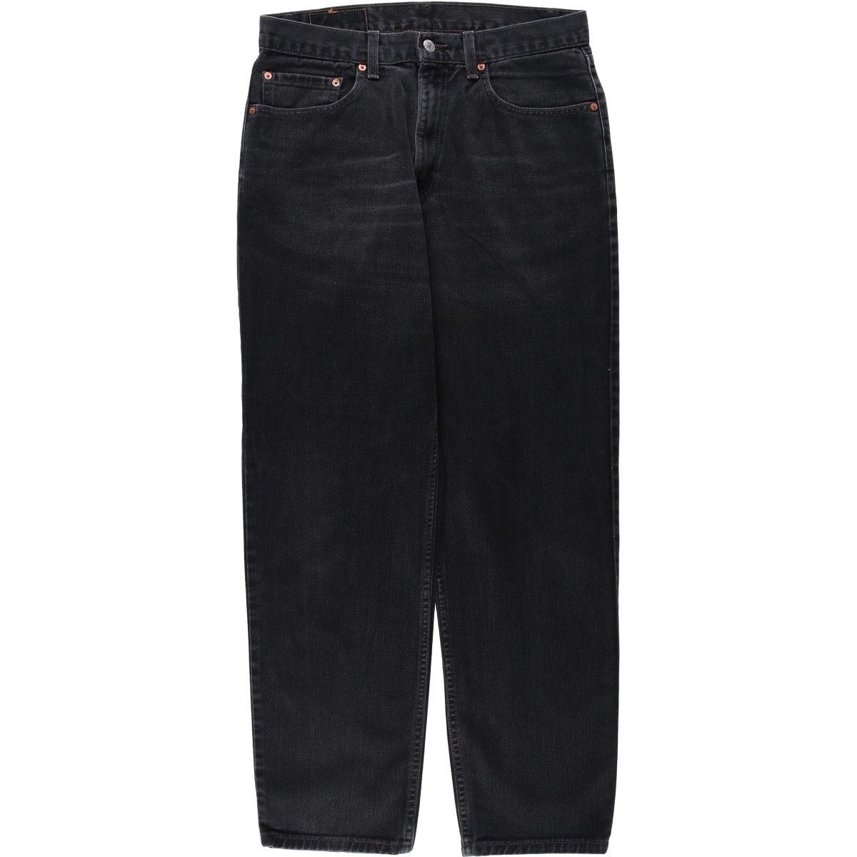 古着 00年代 リーバイス Levi's 550 RELAXED FIT ブラックデニム テーパードデニムパンツ USA製 メンズw33相当/eaa663413