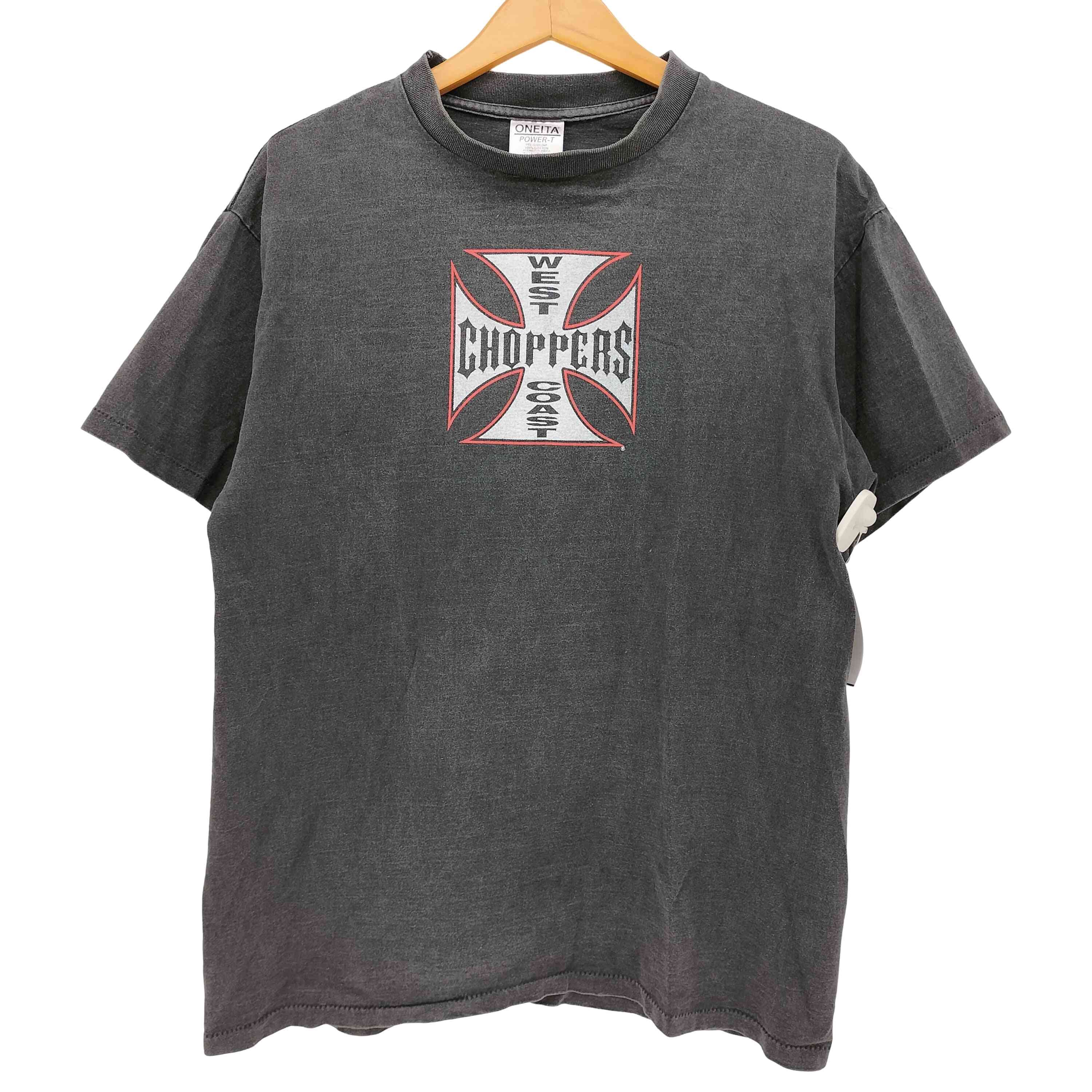 90S WEST COAST CHOPPERS アイアンクロスロゴ S/S Tシャツ【1143541280728】