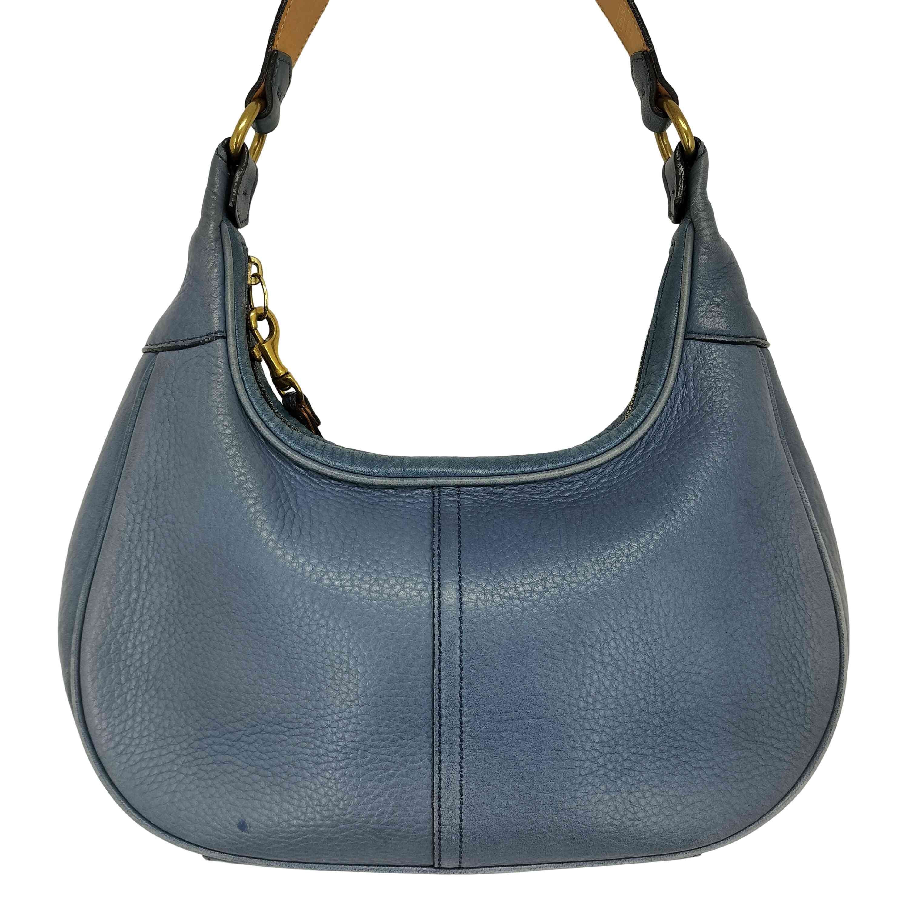 旧レザータグ old leather shoulder hobo bag【1139031641049】
