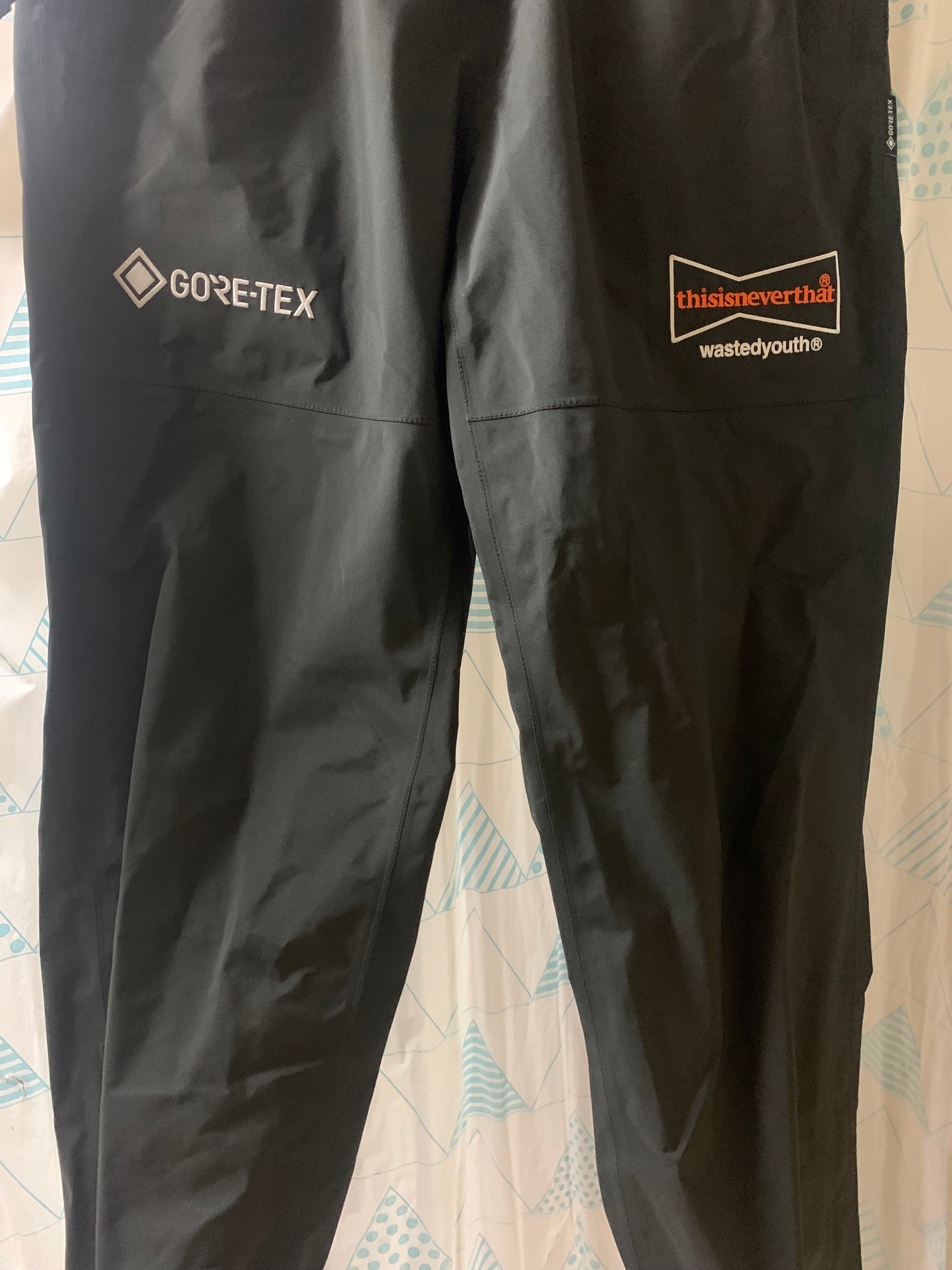 Wasted Youth x thisisneverthat GORE-TEX BACK LIGHT PANTS "Black" / VERDY