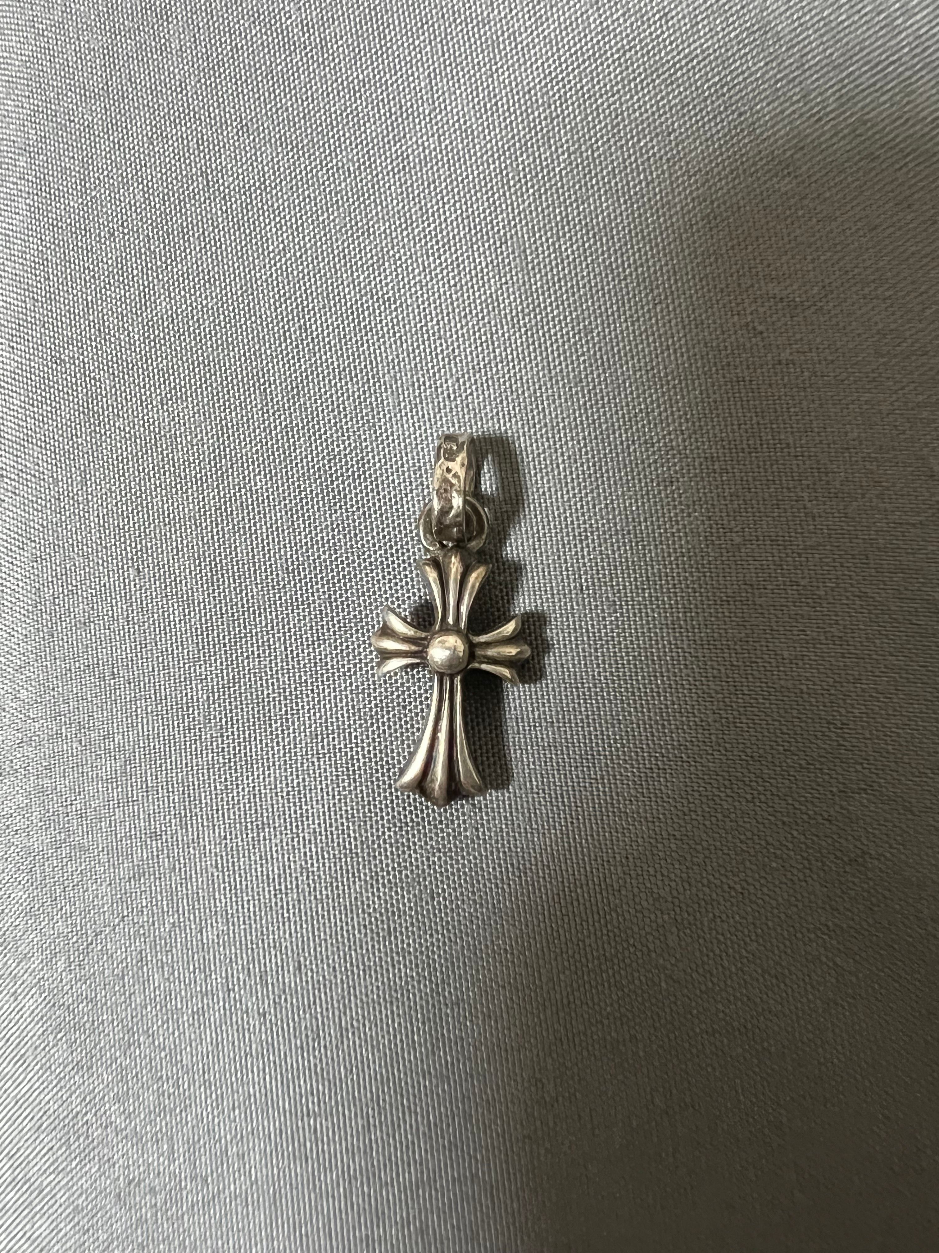 Chrome Hearts CH Cross Baby Fat Charm "Silver"