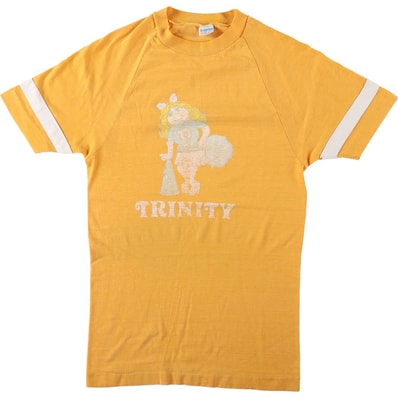 古着 70年代 チャンピオン Champion バータグ THE MUPPET SHOW マペットショー ミスピギー キャラクタープリントTシャツ USA製 レディースM相当 ヴィンテージ/eaa684971
