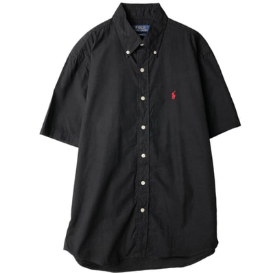 古着 ラルフローレン Ralph Lauren CUSTOM FIT 半袖 ボタンダウンシャツ メンズL相当/eaa636675