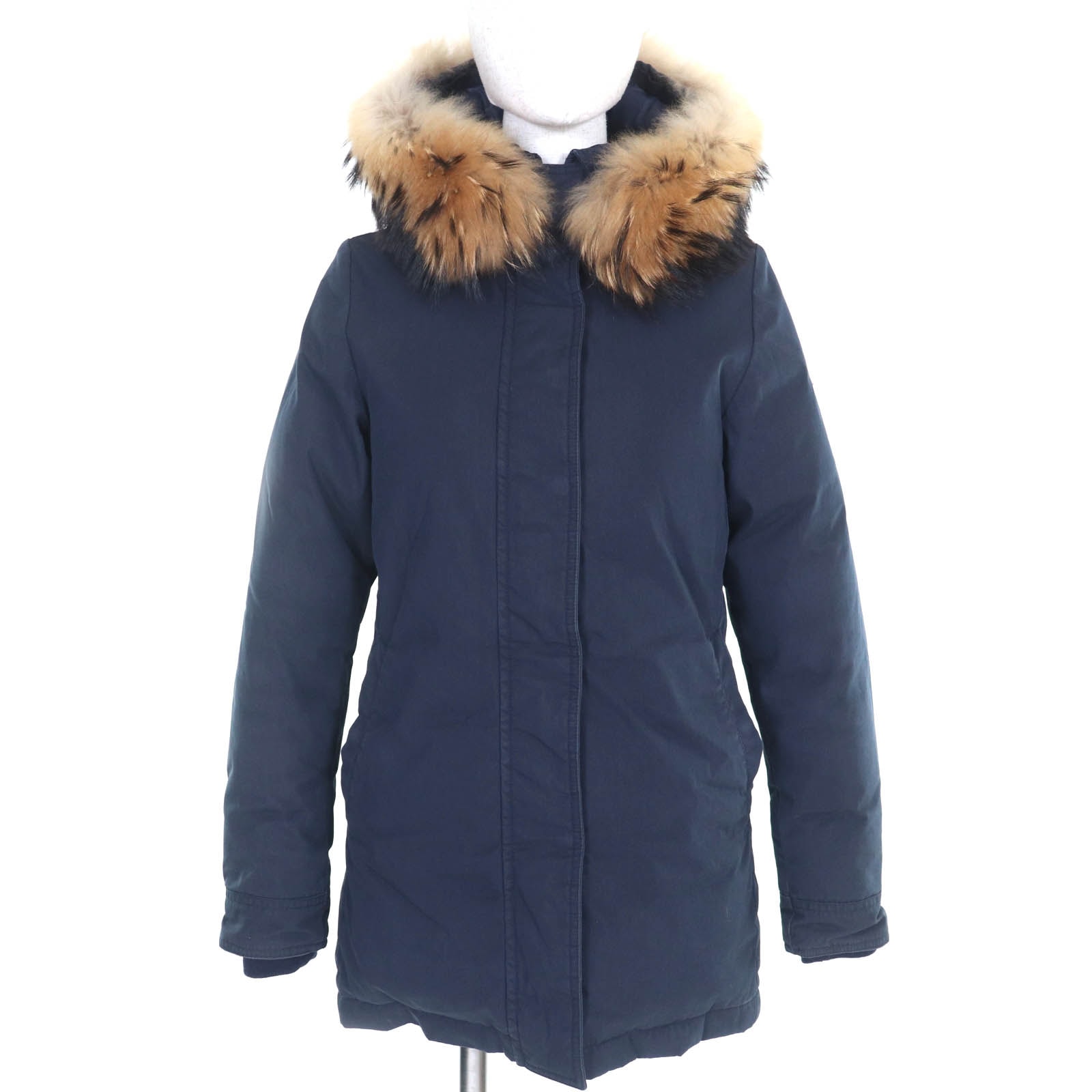 良品 ピレネックス ダウンジャケット BORDEAUX ネイビー 36