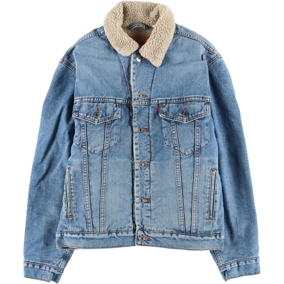 古着 リーバイス Levi's 70520 中綿入り デニムボアジャケット メンズM相当/eaa459311