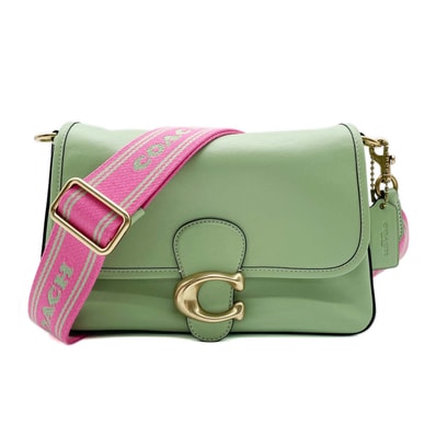 COACH コーチ ソフト タビー 2WAY ショルダーバッグ
ストラップ3本付 C9804 スムースレザー グリーン レディース
【中古】