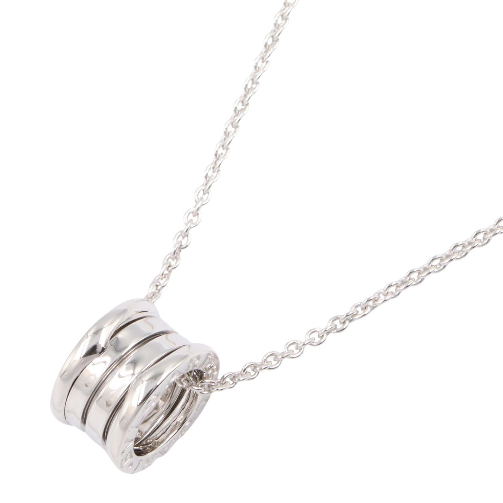 ブルガリ BVLGARI B-zero1 ビーゼロワン ネックレス ネックレス ジュエリー K18WG(ホワイトゴールド) レディース シルバー系 【中古】