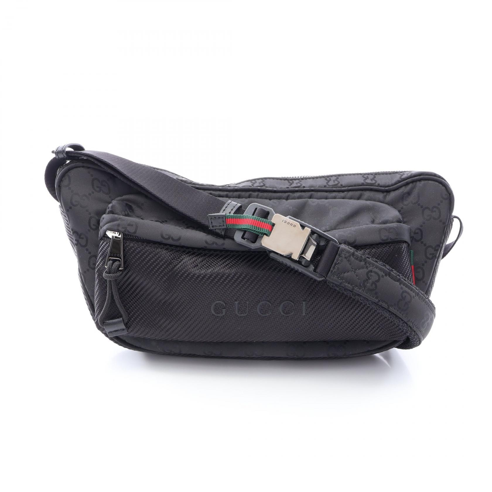 グッチ GUCCI GGナイロン シェリーライン ショルダーバッグ バッグ ナイロン メンズ ブラック系 / マルチカラー 838929FAD761047 【新品】