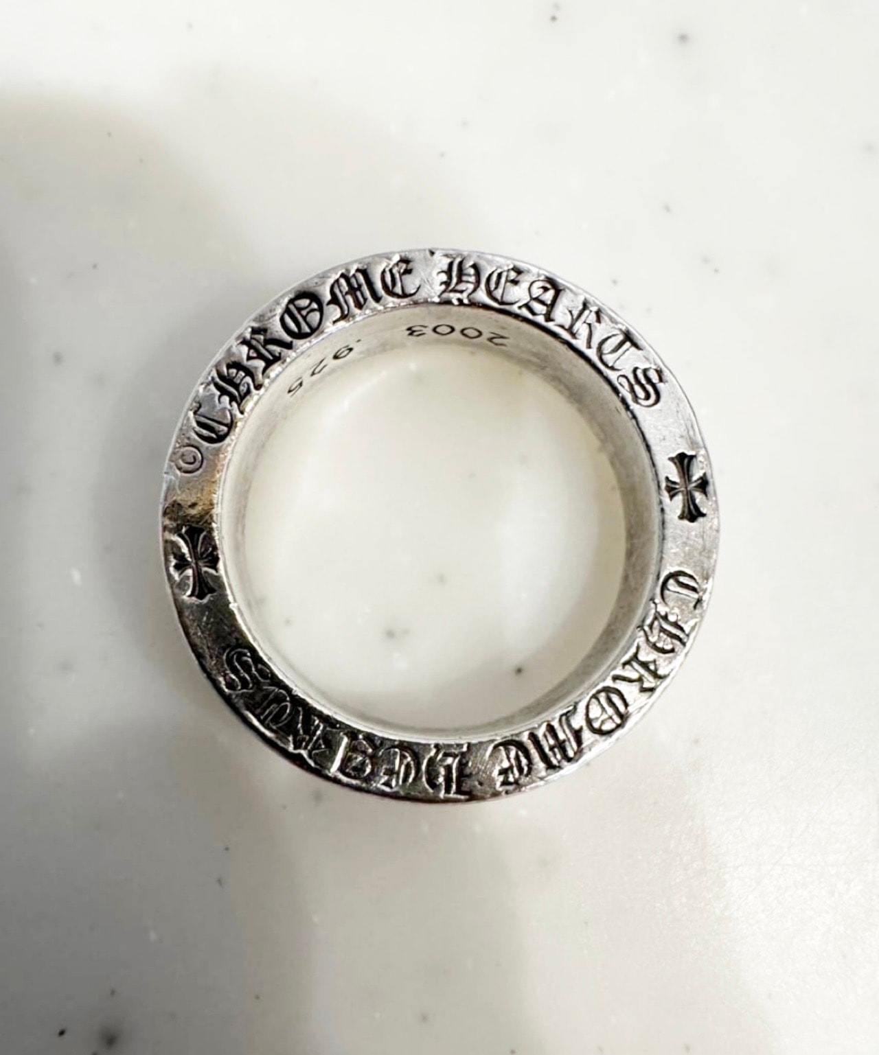 クロムハーツ スペーサーリング 6mm Fuck you "シルバー"