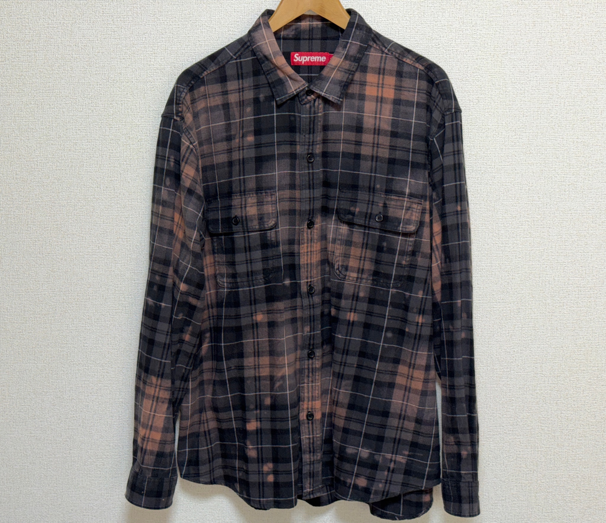 Supreme x The Exorcist Flannel Shirt "Black"
